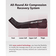 thumbnail image 4 of CINCOM Leg Massager with Sequential Compression, Foot Calf & Thigh Massager for Circulation and Fast Recovery, Dynamic Compression Boots for Athletes, Medium, 4 of 7
