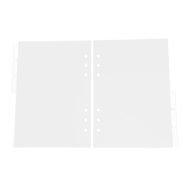 unbranded 2Jgo Divisores Transparentes Para Archivador Con Pestañas Plásticas Para Organización Y Clasificación Rápida