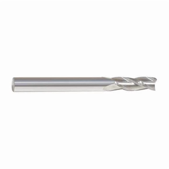 Manufacturer Varies End Mill,3/8 in.3 Flutes,Bright 205-001180