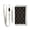Elegant Grid Lines, variant on Nylon Trifold Card Wallet with ID Window Zipper Pocket for Men Women Teen Elegant Grid Lines