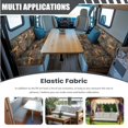 thumbnail image 5 of SCRAWLGOD Deer Bear Print RV Dinette Cushions Covers Camo Hunting Print Elastic Non Slip RV Dinette Booth Seat Slipcover Universal Washable Camper Car Booth Cushion Cover, 5 of 8