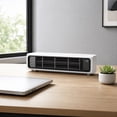 thumbnail image 4 of MMJ Tower Fan Wall Mount Small Air Cooler Quiet Portable Rechargeable Dormitory Kitchen Bedroom 13x4.33x4.33in, 4 of 9