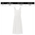 thumbnail image 2 of Vestido largo de verano para mujer, informal, bohemio, sin mangas, con tirantes finos, fruncido, con capas, largo, para playa, con cintura alta, holgado, con capas, corte A, midi, 2 of 6