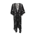 thumbnail image 2 of Musuos Women's Cardigan, Loose Long Sleeve Lace Embroidery Print Cardigan Smock for Vacation Travelling Party, 2 of 4