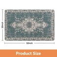 thumbnail image 4 of Experience Luxury with Vintage Bathroom Runner Rug, Soft & Non-Slip, Gray, 20x32 in, Machine Washable, Oriental Kitchen Rug, Ideal for Bedroom, Hallways, Kids Room, Traditional Tribal Floral Design, 4 of 5