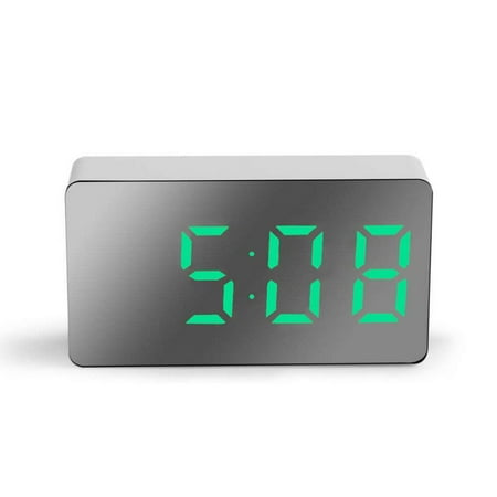 Pekkaxy Mini Digital Alarm Clock, 2.81 x 1.56 x 0.70, Clear Bright Display for Easy Morning Wake-Ups, Perfect for Bedside, Desk, or Travel