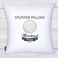 thumbnail image 3 of 24" x 24" Throw Pillow - Stable Black: 2 PCS / 4 Sided. Luxurious Premium Microbead Fill w/ Reversible Cover Microsuede/Microplush Fabric. Forever Fluffy, Beautiful & Supportive. Soft & Comfy., 3 of 9