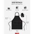 thumbnail image 3 of Funny Aprons for Women - Cute Kitchen Aprons with 2 Pockets for Cooking Baking - Birthday, Valentines Day, Mother''s Day Apron Gifts for Mom Wife Girlfriend Aunt Grandma, 3 of 6
