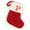 P, variant on T Letter T Christmas Stocking For Holiday Decor Knitted Cotton With Treat Bag For Parties