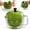 Green, variant on Apple-Shaped Salad Spinner – Double Layer Vegetable Dryer with Detachable Colander, Compact Fruit/Veggie Washer for Greens, Home/Camping/Picnic