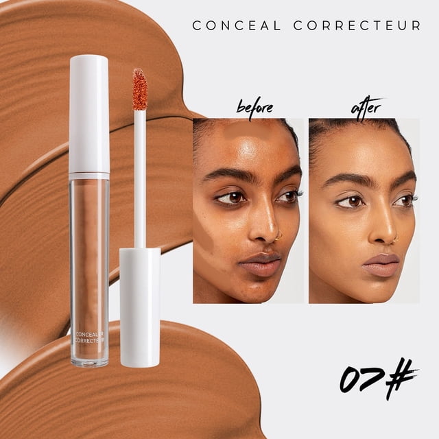 WIFKLSIIPG Border Colored Concealer Specially Designed to Cover Tear Troughs Dark Circles Brighten Skin Tone Facial Highlighting and Contouring Concealer 2ml