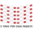thumbnail image 1 of Papel Picado Religioso Sagrado Corazon de Jesus | Guirnaldas | Enramado | 5 tiras de 5 metros | diseño religioso rojo con blanco con colores vibrantes | decoración de papel picado (Plastico), 1 of 6