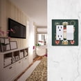 thumbnail image 5 of Yayeee Rocker Switch Wall Plate 1-Gang 4.6"x2.9" Home Decorative Outlet Cover, Green Christmas, 5 of 6