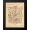 thumbnail image 2 of Walsh 12x14 Black Modern Framed Museum Art Print Titled - Runnels County Texas - Walsh 1879, 2 of 5