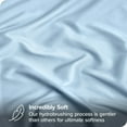 thumbnail image 4 of Bare Home Ultra-Soft Fitted Sheet + Pillowcase Set - Premium 1800 Collection - Deep Pocket - King, Light Blue, 4 of 8