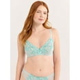 thumbnail image 2 of Joyspun Women’s Embroidery Built Up Lace Bralette, Sizes XS-3XL, 2 of 6