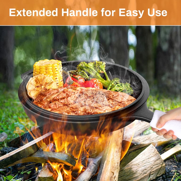 TLGREEN 2-in-1 Cast Iron Dutch Oven & Skillet Combo photo 6