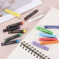 thumbnail image 4 of Uxcell Soft Oil Pastels, Oil Pastel Crayons Vibrant Color Blendable Art Supplies for Painting Drawing Blending Painting Artists Beginners Professional(Black, Pack of 36), 4 of 6