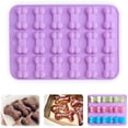 thumbnail image 2 of ACDANC 2 Pack Silicone Dog Treat Molds,Gummies Mold Non-Stick Bone Shaped,18-Cavity Puppy Dog Bone Molds for Pupsicle,Chocolate,Gummy,Candy,Baking,Jelly,Ice Cube,Pudding, 2 of 8
