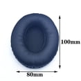 thumbnail image 5 of General Oval Replacement Earpads 100X80 95X75 70X60MM Soft Protein Skin Memory Foam Ear Pads Cushions For Headphone, 5 of 10