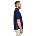 thumbnail image 3 of Harriton Chemise à Manches Courtes Colorblock pour Hommes M586T, 3 of 3