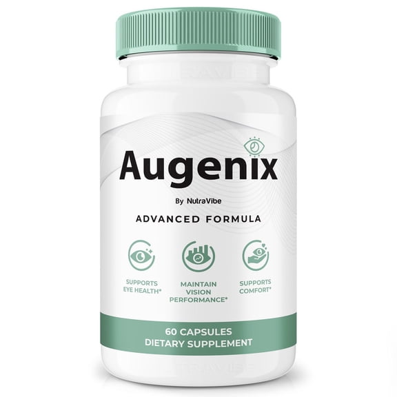 Augenix Capsules – Daily Eye Care with Original Blend to Support Visual Wellness, Eye Comfort & Vision | Just 2 Gentle, Easy-to-Swallow Pills (60 Capsules)