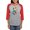 Heather/Red, variant on CafePress - Play Doh Cans Splatter Long Sleeve T Shirt - Womens Baseball Tee
