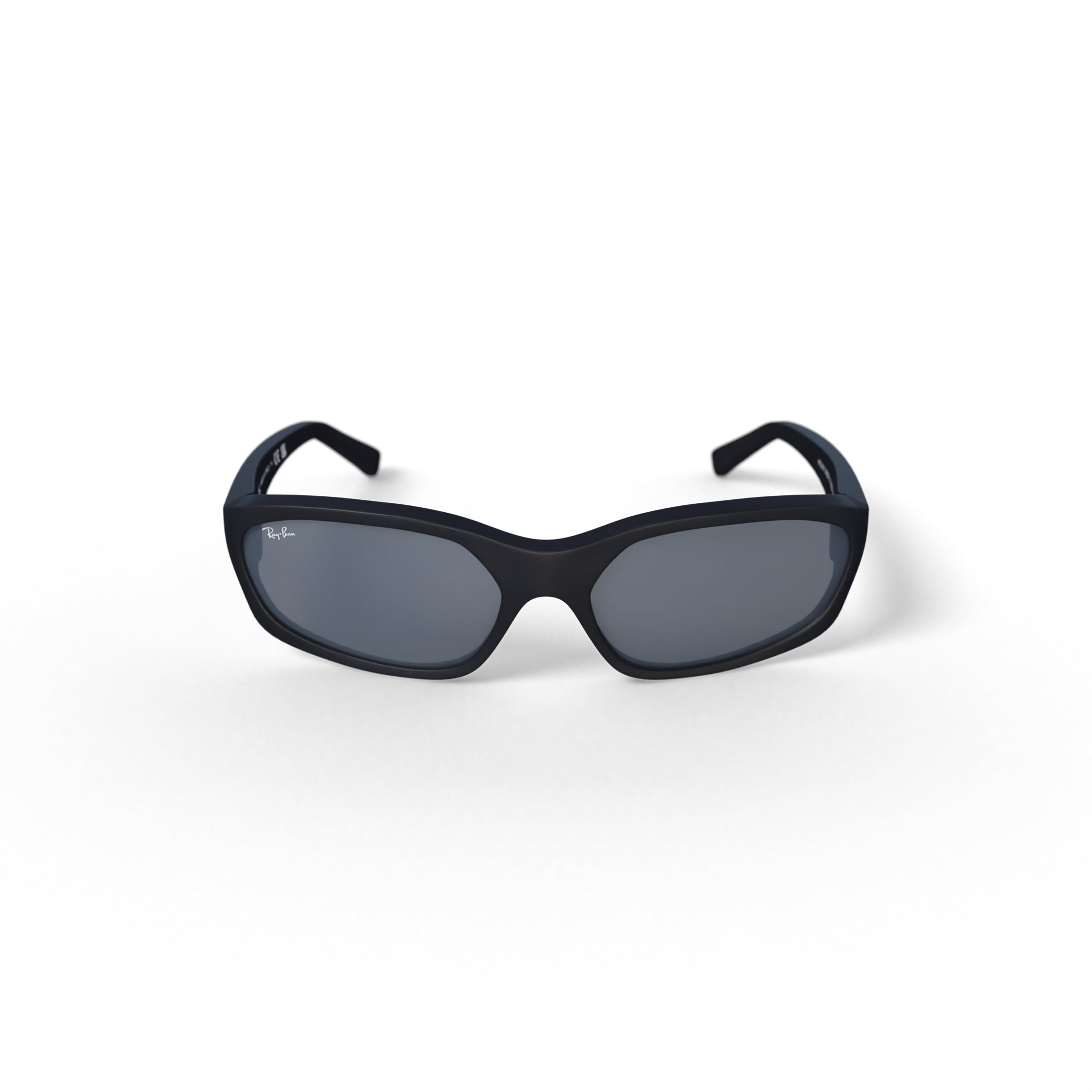 Ray-Ban Daddy-O Sunglasses, Retro Rectangle Eyeglasses with Case