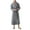 Gray, variant on Bathrobe Solid Color Casual Home Indoor Large Long Sleeve Mens, Sleepwear Men's Robe Khaki