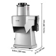 thumbnail image 6 of VEVOR Electric Vegetable Slicer, 4 in 1 Multifunctional Food Cutter, 200W Vegetable Chopper for Slicing Shredding Dicing and Slitting, with Cut-Resistant Gloves, for Commercial and Home Use, 6 of 9