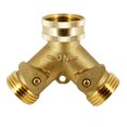 thumbnail image 1 of Milisten 1PC Ball 3/4 inch Garden Hose Barb 3-way Shut-off Pipe Replacement, 1 of 6