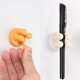 thumbnail image 5 of Soporte de gancho autoadhesivo de 6 uds para colgar el Cable del enchufe de la ropa de la llave de la toalla, el gancho decorativo de silicona se puede pegar a la puerta de la pared JAMW Sencillez, 5 of 5