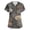 Dark Gray_001, variant on Women Halloween Scrubs Shirts Pumpkin Graphic Casual Soft Stretchy Short Sleeve V-Neck Tee Shirts Breathable Nurse Uniforms Top with Pocket Gray M