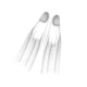 thumbnail image 3 of Aletas de snorkel para adultos, largas, profesionales, M Blanco, 3 of 9