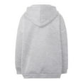 thumbnail image 4 of SIYUDAN Womens Hoodie Long Sleeve Pullover Hoodies for Women Graphic Hoodies for WomenGrey Sweatshirt Fall Outfit Clothing for Women, 4 of 8