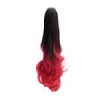 thumbnail image 2 of Uxgjfwu Clamping Ponytail Wig with European Style, Long Curly Hair Extension for Volume, Easy Wear Pony Tail Hair Piece, 2 of 7