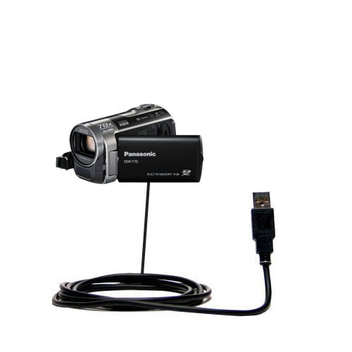 Factuur Relatieve grootte markt Classic Straight USB Cable suitable for the Panasonic SDR-T70 Camcorder  with Power Hot Sync and Charge Capabilities - Walmart.com