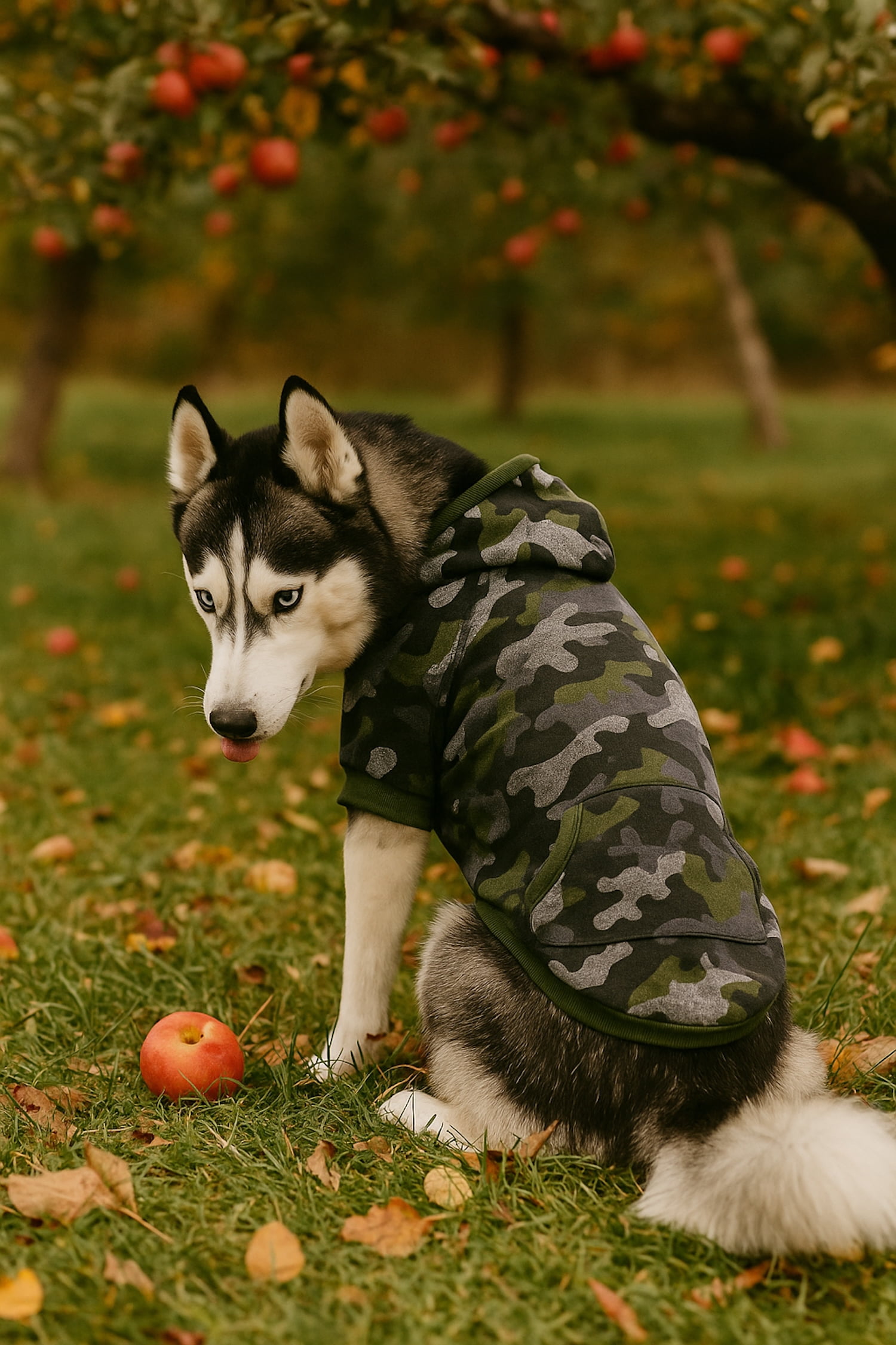 7th & Hudson Kangaroo Pocket Hoodie for Dogs and Cats, Size S-XL