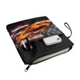 thumbnail image 3 of HELLHERO Rugby Pattern Design Gift Book Covers, 11.42 x 8.66 Inch Polyester Book Organzier Holder Book Cover Carrying Case Carrying Book Case with Book Protection, 3 of 8
