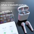 thumbnail image 4 of i12 TWS Auriculares Inpods 12 Bluetooth 5.0 Color En Tono Pastel/Airpodss i12 Con Micrófono Para Iphone Android, 4 of 4