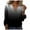 #1-Black, variant on Azrian Tops for Womens,3/4 Sleeve Pullover Fashion Shirt Blouse V Neck T Shirt Autumn Dailywear Blouse Tops Sweatshirt on Deal,Size M-2XL
