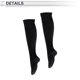 thumbnail image 4 of Calcetines de ciclismo Unique Bargains, secado rápido, absorben sudor, anti-fricción, negros, tamaño XXL, 1 par, rayas irregulares., 4 of 6
