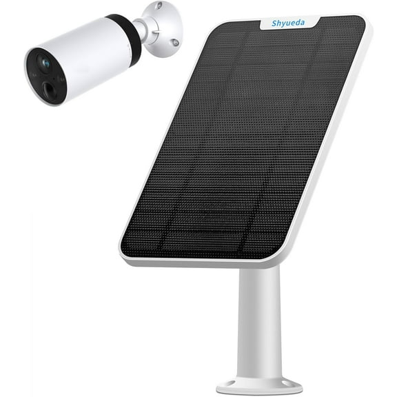 4W Solar Panel for TP-Link Tapo C420/C420S1/C420S2/C420S4/C425 Series – 13.1 ft Waterproof Cable, IP65-Rated, Adjustable Wall Mount Included