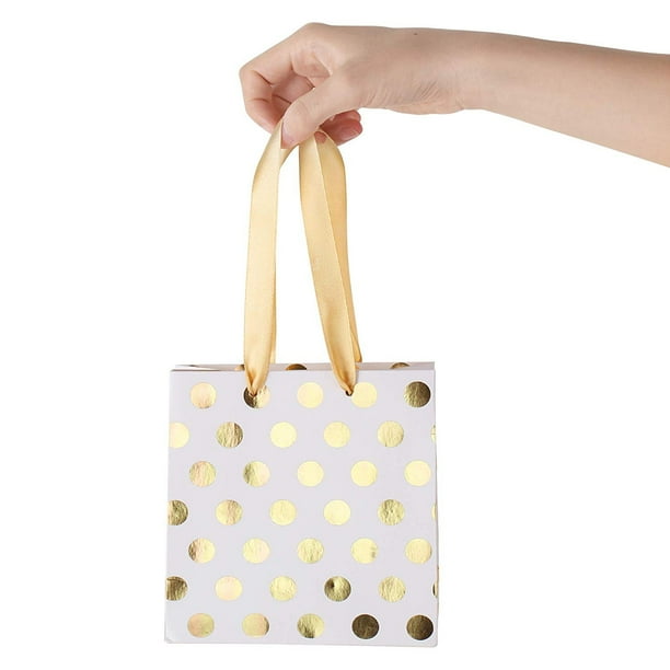 Tiny gift bags with handles sale