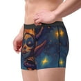 thumbnail image 2 of Picia Dreamy Jester Under Stars Pattern Men’s Boxer Briefs – Soft & Breathable Underwear, Stretchy & Comfortable Fit, Supportive Pouch Design, Moisture-Wicking-Small, 2 of 5