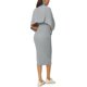 thumbnail image 3 of INSPIRAR CHIC Conjuntos de Dos Piezas para Mujeres Suéteres de Punto de Manga Larga con Cuello de Tortuga Vestido Midi Bodycon Set M Gris Claro, 3 of 6