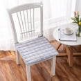 thumbnail image 4 of Fwttom Seat Cushion, 2 pcs Square Chair Pads with Ties, Seat Cushions for Office Chairs Cushion, Home Floor Pillow, Window Seat & Outdoor Camping, 15.75 x 15.75 inches, 4 of 5