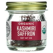 Pure Indian Foods, Organic Kashmiri Saffron, 2 g Pack of 4