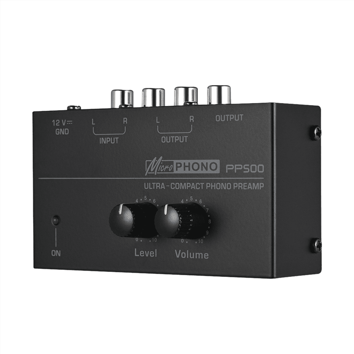 5X Ultra-Compact Phono Preamp PP500 with Treble Balance Volume Adjustment Pre-Amp Turntable Preamplificador US Plug