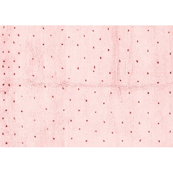Ahgly Company Indoor Rectangle Solid Red Modern Area Rugs, 5' x 7'